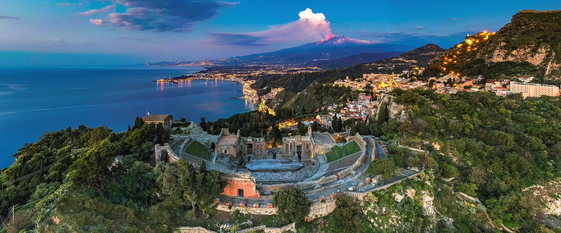 Taormina Greek Theatre View